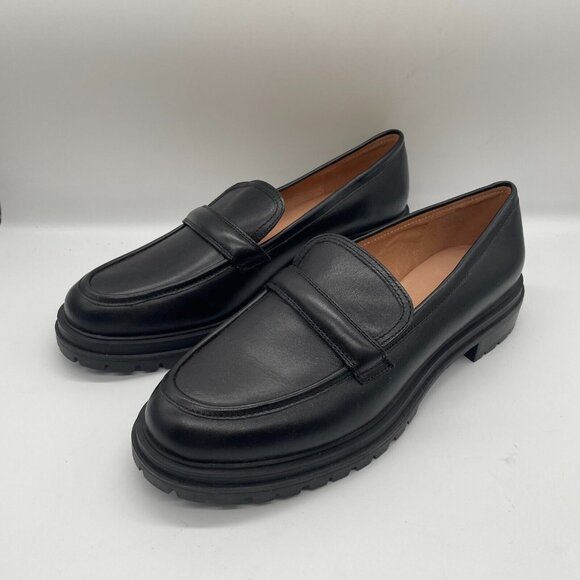 Madewell Black Leather Loafers - Picture 6 of 12